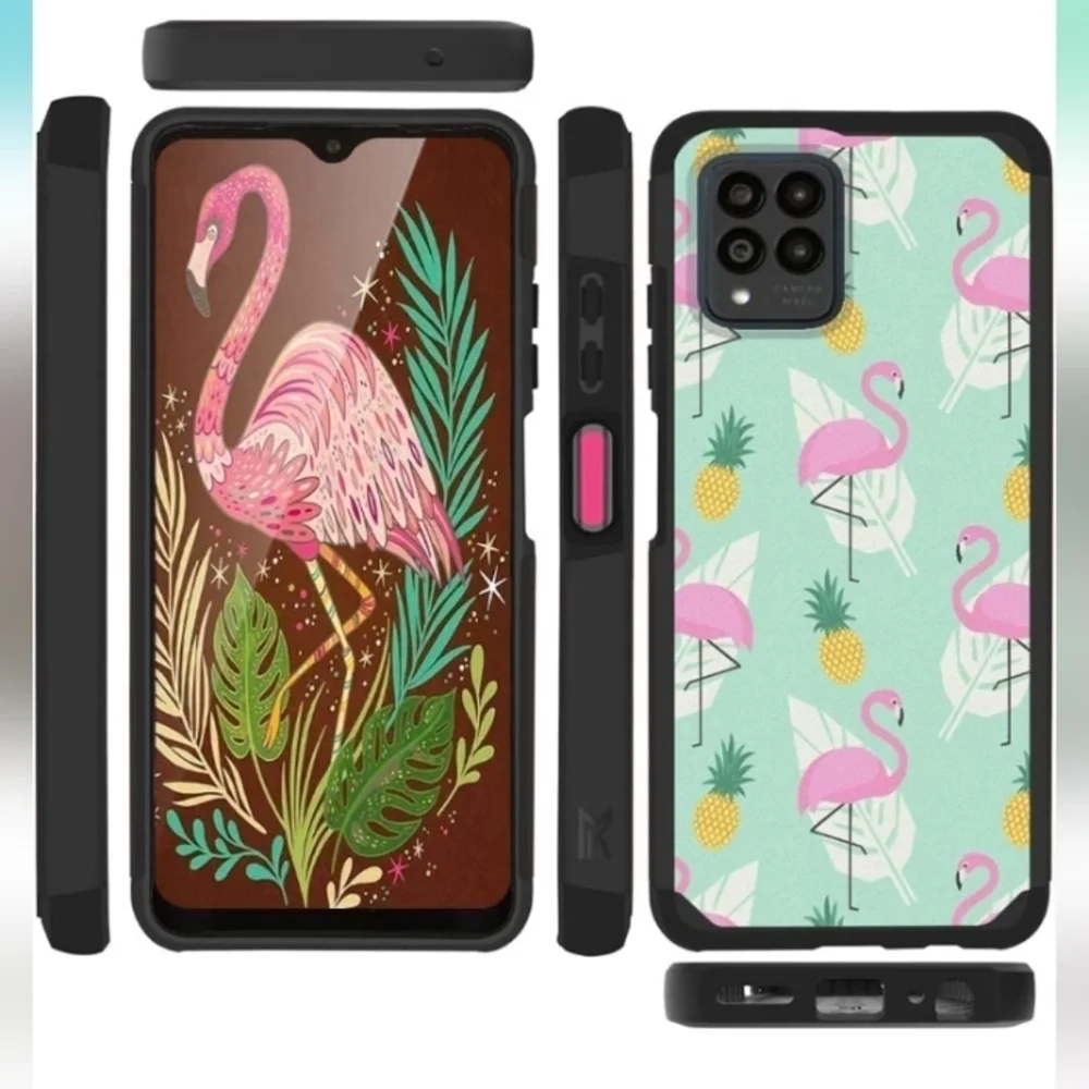 Compatible for T-Mobile Revvl 6 Pro 5G Phone Case, Dual Layer Hybrid .